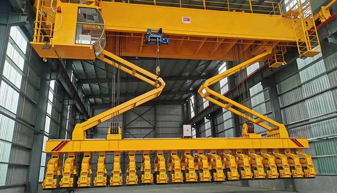 Electrolytic aluminum crane process equipment